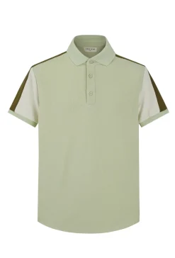 Polo tricolore manches courtes