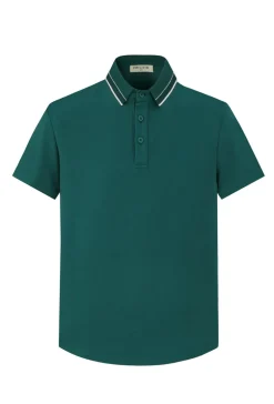 Polo uni à manches courtes