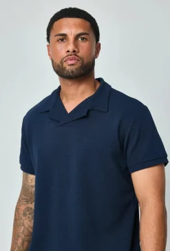 Polo uni à manches courtes