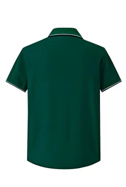 Polo uni à manches courtes