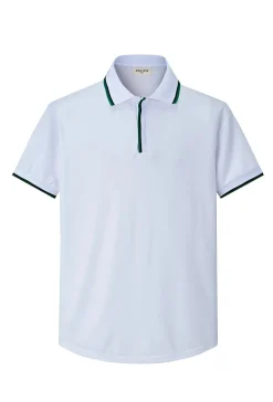 Polo uni à manches courtes