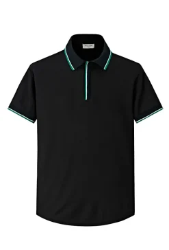 Polo uni à manches courtes