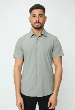 Polo uni manche court col ouvert