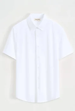 Polo uni manche court col ouvert
