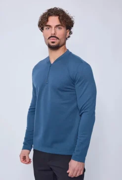 Polo uni manche longue