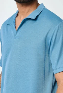 Polo uni manches courtes