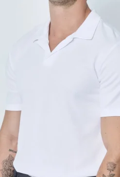 Polo uni manches courtes
