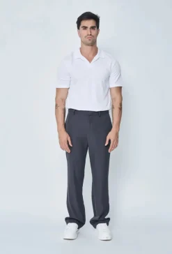 Polo uni manches courtes