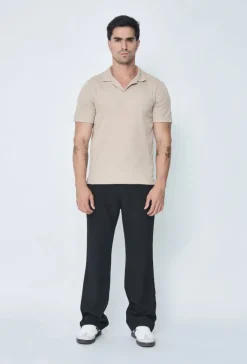 Polo uni manches courtes
