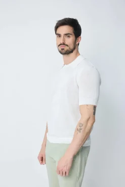 Polo uni manches courtes