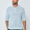 Polo uni manches courtes en maille