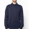 Polos uni manche longue
