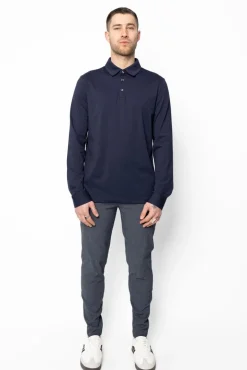 Polos uni manche longue