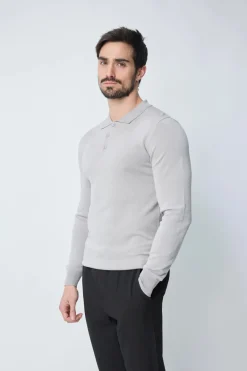 Pull à col chemise