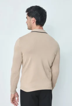 Pull à col chemise