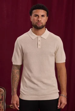 Pull à col chemise avec boutons
