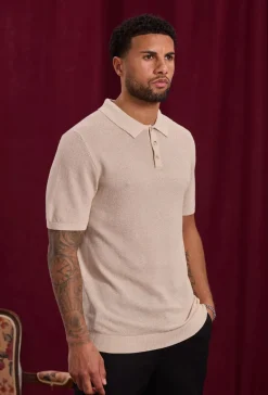 Pull à col chemise avec boutons