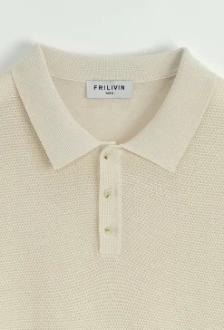 Pull à col chemise avec boutons