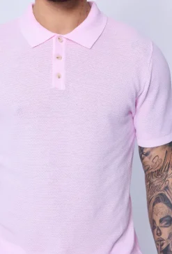 Pull à col chemise avec boutons