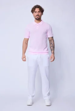 Pull à col chemise avec boutons