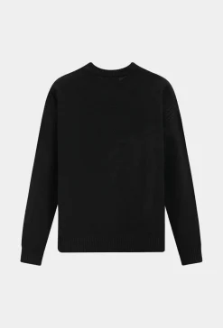 Pull à motif palmier uni