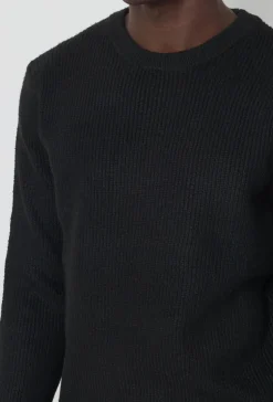 Pull chiné à col rond