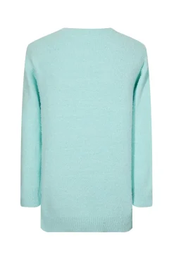 Pull effet peluche mohair