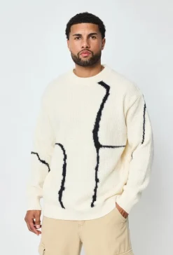 Pull en maille artistique
