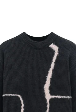 Pull en maille artistique