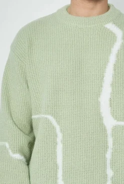 Pull en maille artistique