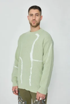 Pull en maille artistique