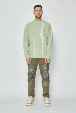 Pull en maille artistique