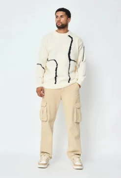 Pull en maille artistique