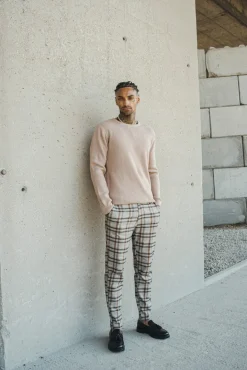Pull en maille cotelé