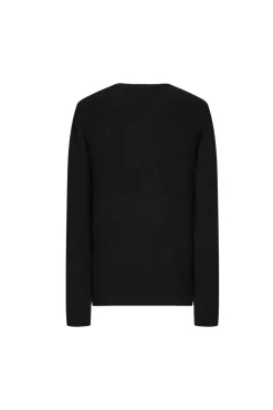 Pull en maille cotelé