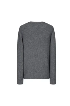 Pull en maille cotelé