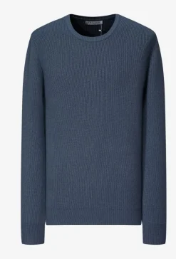Pull en maille cotelé