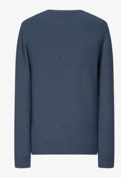 Pull en maille cotelé