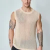 Pull en maille sans manches