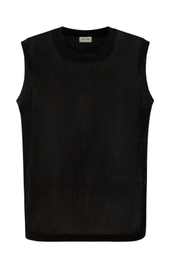 Pull en maille sans manches