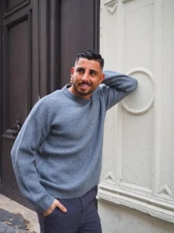 Pull en maille uni