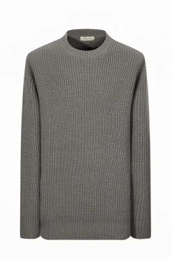 Pull maille cotelée effet chiné
