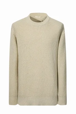 Pull maille épaisse cotelée