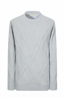 Pull maille épaisse torsadée