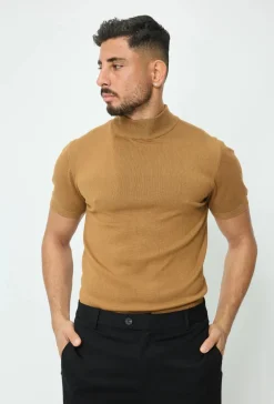 Pull manches courtes uni