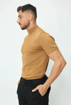 Pull manches courtes uni