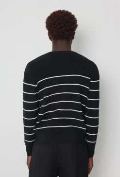 Pull marin à rayures