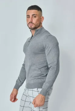 Pull uni en maille