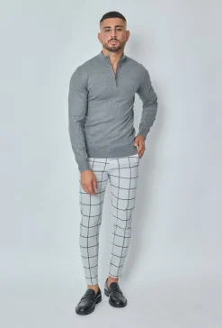 Pull uni en maille