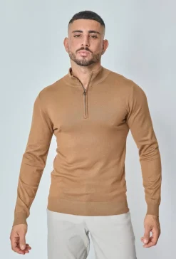 Pull uni en maille